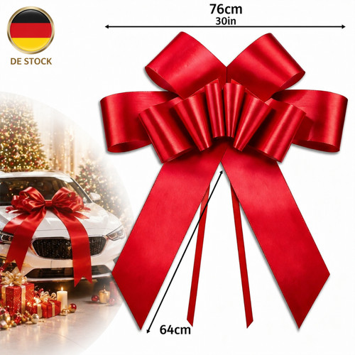 Große rote geschenkschleife - große,