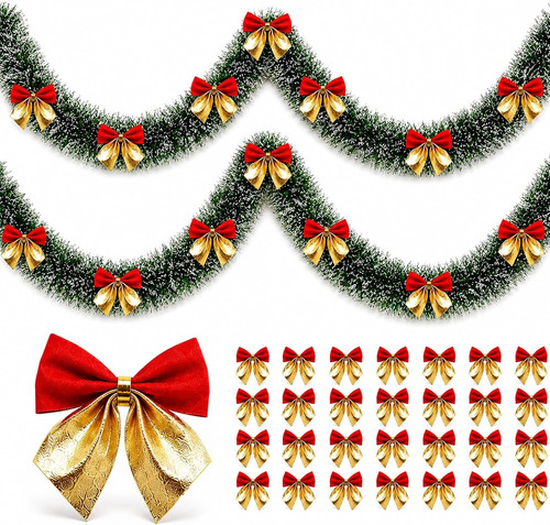 Weihnachtsgirlande 12m mit - mit, 24