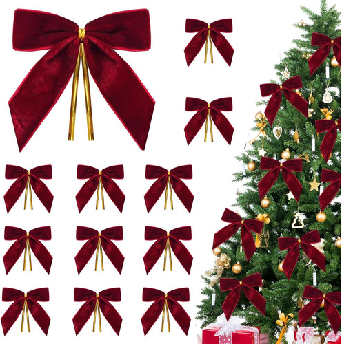 Schleifen weihnachtsbaum deko - weihnachtsbaum,