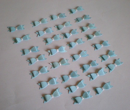 Kleine deko schleifen - kleine, blau