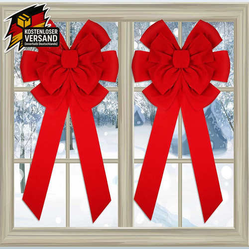 2pcs weihnachtsschleifen - 2pcs,