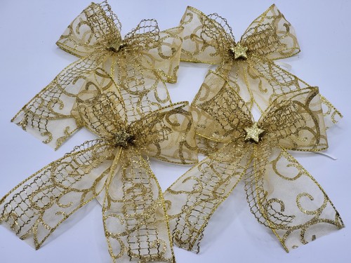 Schleifen gold adventskranz - gold,