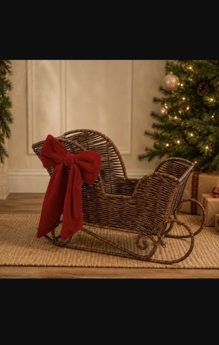 Weihnachtsschlitten rot