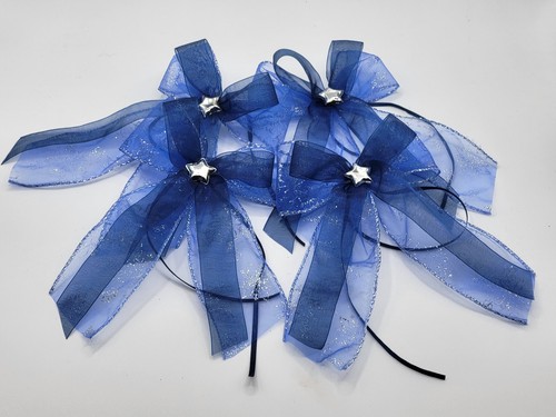 Schleifen blau adventskranz - blau,