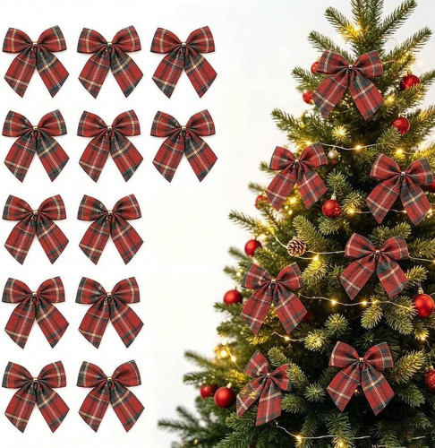 Weihnachtsschleifen rot - weihnachtsschleifen, 12