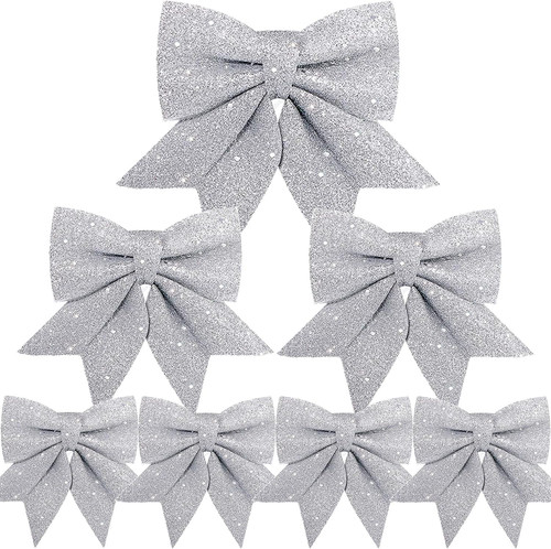 7pcs weihnachtsbaum schleifen - 7pcs,