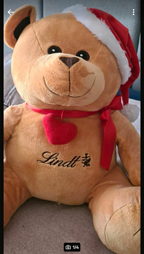 Lindt plüschbär beige mit - lindt,