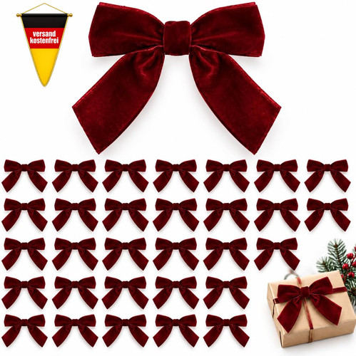 Weihnachtsdeko schleifen set - weihnachtsdeko,