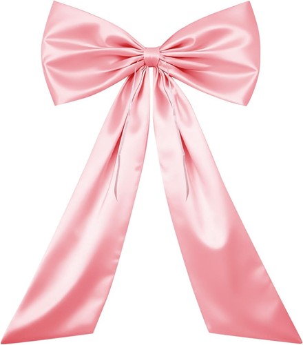 Große rosa geschenkschleife - große,