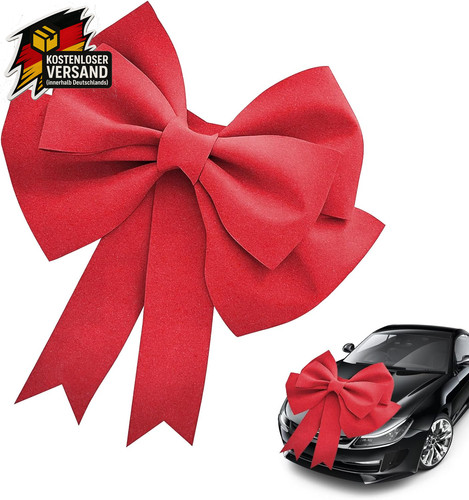 Große rote geschenkschleife - große,