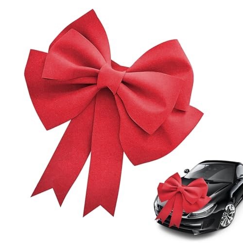 Große rote geschenkschleife - große,