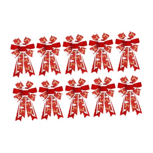 10x weihnachten band schleifen - weihnachten,