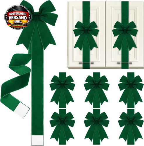 6er set weihnachtsschleifen - 6er-set,