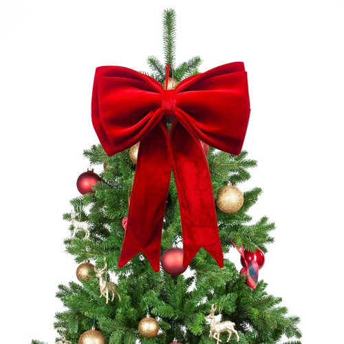 Rote schleife weihnachten samt - rote,