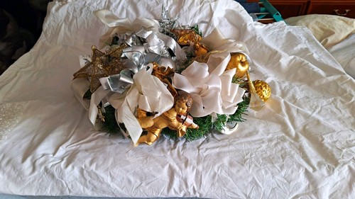 Künstlicher weihnachtskranz - künstlicher,